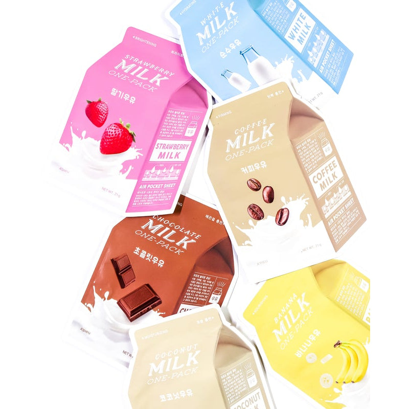 Milk One-Pack Facemask #Chocolate Milk