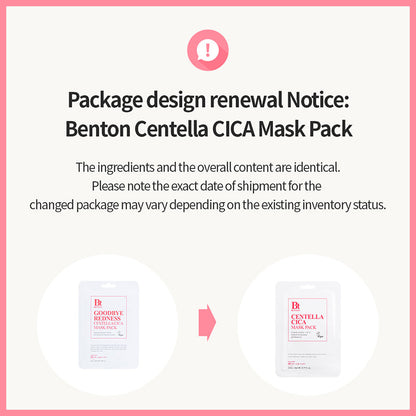 Centella Cica Mask Pack