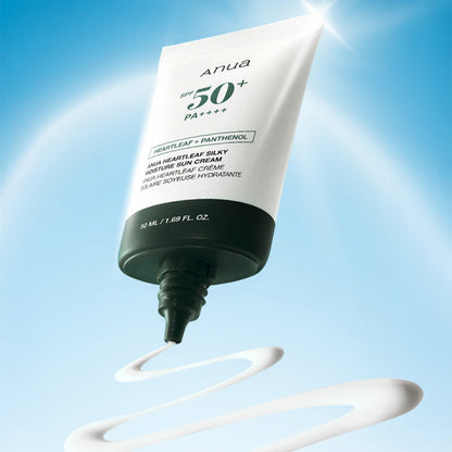 Heartleaf Silky Moisture Sun Cream