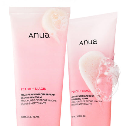 Peach Niacin Spread Cleansing Foam