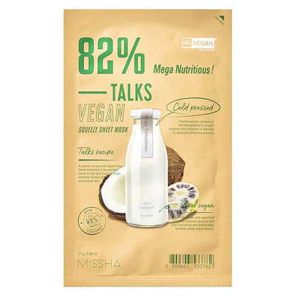 Talks Vegan Squeeze Sheet Mask
