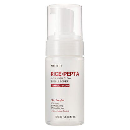 Rice Pepta Collagen Glow Bubble Toner