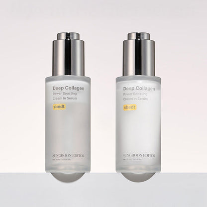 Deep Collagen Power Boosting Cream In Serum